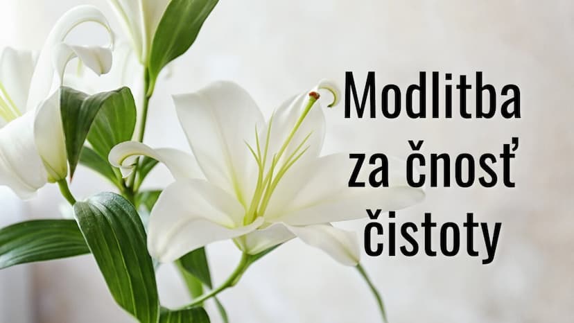 Modlitba za čnosť čistoty