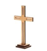 Kríž: drevený, stojaci - prírodný 19 cm