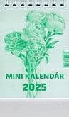 Mini kalendár: stolový - zelený - 2025 (GW)